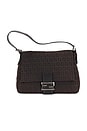 view 1 of 8 Fendi Zucchino Mama Baguette Shoulder Bag in Brown