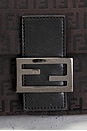 view 6 of 8 Fendi Zucchino Mama Baguette Shoulder Bag in Brown