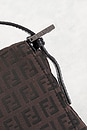 view 7 of 8 Fendi Zucchino Mama Baguette Shoulder Bag in Brown