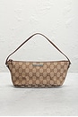 view 2 of 8 Gucci GG Boat Pochette Shoulder Bag in Beige