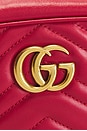 view 6 of 8 Gucci Mini GG Marmont Shoulder Bag in Hibiscus Red