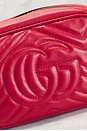 view 8 of 8 Gucci Mini GG Marmont Shoulder Bag in Hibiscus Red