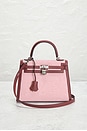 view 2 of 10 SAC À MAIN HERMES in Rouge Ash