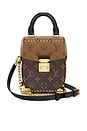 view 1 of 8 Louis Vuitton Monogram Reverse Camera Box Handbag in Brown