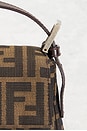 view 7 of 8 Fendi Zucca Baguette Shoulder Bag in Tobacco Brown