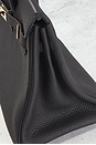 view 10 of 10 Hermes Togo Birkin 25 Handbag in Black
