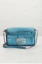 view 2 of 9 Fendi Selleria Mini Baguette Shoulder Bag in Blue