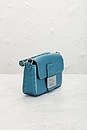 view 4 of 9 Fendi Selleria Mini Baguette Shoulder Bag in Blue