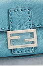 view 6 of 9 Fendi Selleria Mini Baguette Shoulder Bag in Blue