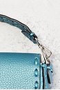 view 8 of 9 Fendi Selleria Mini Baguette Shoulder Bag in Blue