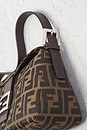 view 8 of 9 Fendi Zucca Baguette Shoulder Bag in Tobacco Brown