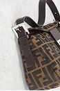 view 9 of 9 Fendi Zucca Baguette Shoulder Bag in Tobacco Brown