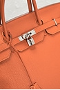 view 5 of 10 Hermes Togo Birkin 40 Handbag in Orange