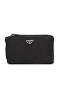view 1 of 10 Prada Tessuto Pouch in Black
