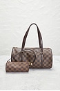 view 2 of 10 Louis Vuitton Damier Ebene Papillon 30 Handbag & Mini Set in Brown