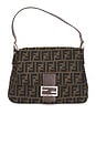 view 1 of 10 Fendi Zucca Mama Forever Baguette Shoulder Bag in Brown