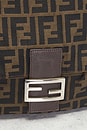 view 5 of 10 Fendi Zucca Mama Forever Baguette Shoulder Bag in Brown