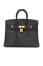 view 1 of 10 Hermes Swift Birkin 25 Handbag in Noir