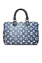 view 2 of 8 Louis Vuitton Speedy Bandouliere 25 Bag in Denim Blue