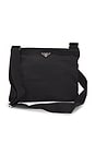 view 1 of 9 Prada Tessuto Flat Messenger Bag in Black