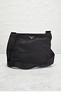 view 2 of 9 Prada Tessuto Flat Messenger Bag in Black
