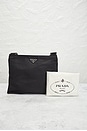 view 9 of 9 Prada Tessuto Flat Messenger Bag in Black