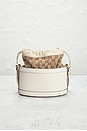 view 3 of 10 Gucci Horsebit 1955 Bucket Bag in Mystic White & Beige