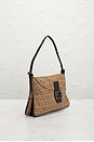 view 4 of 9 Fendi Zucchino Baguette Shoulder Bag in Brown