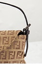 view 8 of 9 Fendi Zucchino Baguette Shoulder Bag in Brown