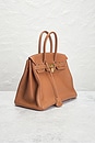 view 4 of 10 Hermes Togo Birkin 35 Retourne Handbag in Gold