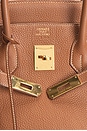 view 6 of 10 Hermes Togo Birkin 35 Retourne Handbag in Gold