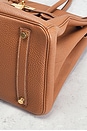 view 9 of 10 Hermes Togo Birkin 35 Retourne Handbag in Gold