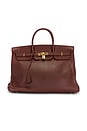 view 1 of 9 SAC À MAIN HERMES in Maroon Fonce