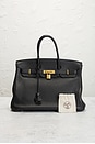 view 9 of 9 SAC À MAIN HERMES in Noir