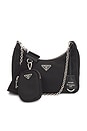 view 1 of 10 SAC PORTÉ ÉPAULE PRADA in Black