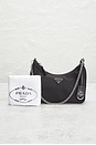 view 10 of 10 SAC PORTÉ ÉPAULE PRADA in Black
