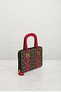 view 4 of 9 Fendi Leopard Print Handbag in Brown