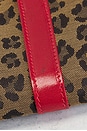 view 9 of 9 Fendi Leopard Print Handbag in Brown
