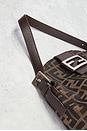 view 9 of 10 Fendi Zucca Shoulder Bag in Brown