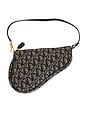 view 1 of 9 Dior Diorissimo Saddle Pochette Shoulder Bag in Blue