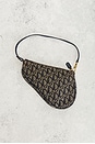 view 3 of 9 Dior Diorissimo Saddle Pochette Shoulder Bag in Blue