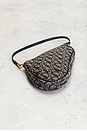 view 4 of 9 Dior Diorissimo Saddle Pochette Shoulder Bag in Blue
