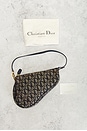 view 9 of 9 Dior Diorissimo Saddle Pochette Shoulder Bag in Blue