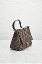 view 4 of 10 Fendi Zucca Mama Forever Baguette Shoulder Bag in Tobacco Brown