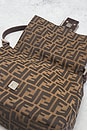 view 7 of 10 Fendi Zucca Mama Forever Baguette Shoulder Bag in Tobacco Brown