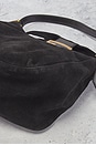 view 10 of 10 Fendi Suede Mama Baguette Shoulder Bag in Black