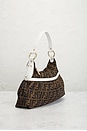 view 4 of 9 Fendi Zucca Chef Shoulder Bag in Brown