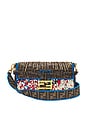 view 1 of 10 Fendi Zucca Embroidered Baguette Shoulder Bag in Multi