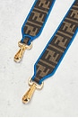 view 10 of 10 Fendi Zucca Embroidered Baguette Shoulder Bag in Multi