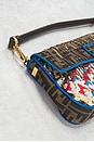 view 8 of 10 Fendi Zucca Embroidered Baguette Shoulder Bag in Multi